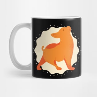 Cute Dog Doing Yoga Mug